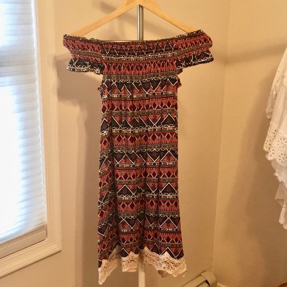 Off the shoulder dress
